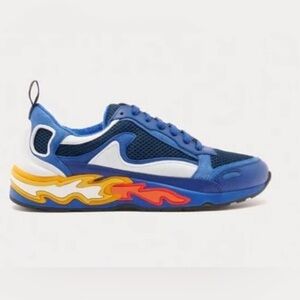 Womens Sandro Paris Flame Blue Athletic Casual Training Sneakers Shoes Size 7.5